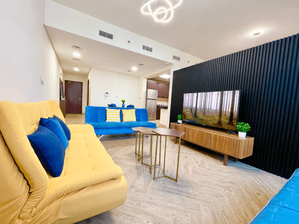 Stylish Studio upgraded into 1BR | Fully Furnished — 4