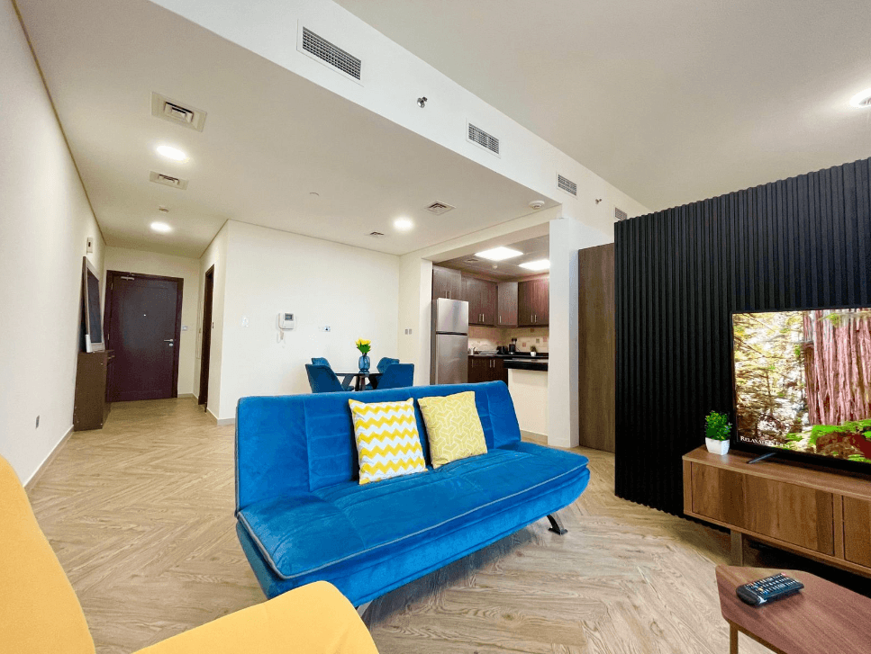 Stylish Studio upgraded into 1BR | Fully Furnished — 3