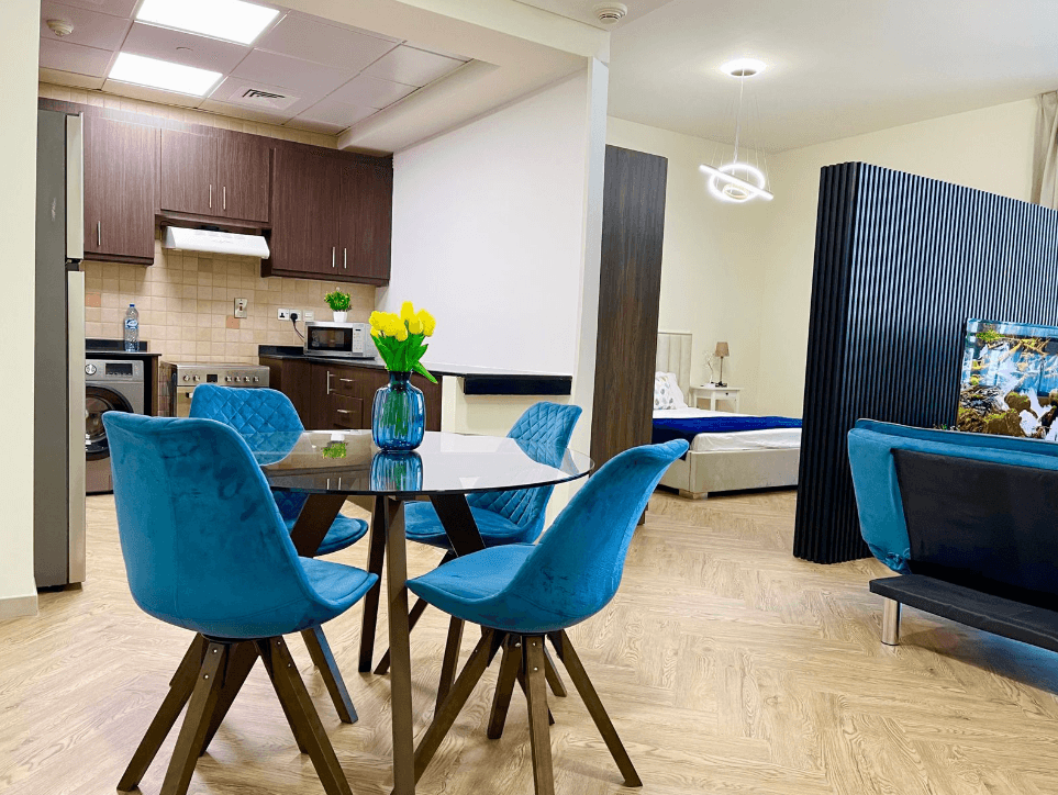 Stylish Studio upgraded into 1BR | Fully Furnished — 6