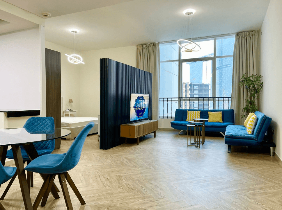 Stylish Studio upgraded into 1BR | Fully Furnished — 2